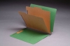 Type III Pressboard Classification Folders, Full Cut End Tab, Letter Size, 2 Divider (Box of 15)
