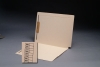 14 pt Manila Folders, Full Cut 2-Ply End/Top Interlock Tab, Letter Size, Fastener Pos #1 & #3, Aging Scale (Box of 50)