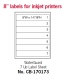 Colorbar Waterguard Ink-jet 8" (7-up)