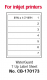 Colorbar Waterguard Ink-jet 7-Up Labels