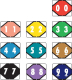 Smead "Diamond Series" Compatible Numeric Labels, Laminated Stock, 1" X 1-1/4" Individual Numbers - Roll of 500