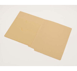 14 pt Manila Folders, Full Cut End Tab, Letter Size, Double Pockets Inside Front (Box of 50)