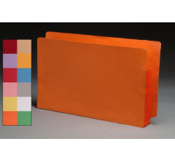 Color Full End Tab Expansion Pockets, Tyvek Gussets, Legal Size, 1-3/4" Expansion (Carton...