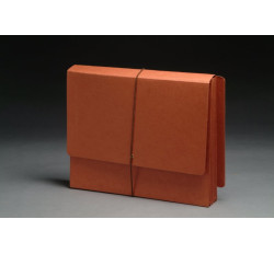 Full End Tab Expansion Wallets, Paper Gussets, Letter Size, 5-1/4" Expansion (Carton of 100)