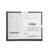 Spine, Green #364 - Category Insert Jackets, System II, Open End - 14-1/4