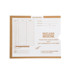 Nuclear Medicine, Manila #134 - Category Insert Jackets, System II, Open End - 10-1/2