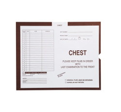 Chest, Brown #168 - Category Insert Jackets, System I, Open End - 14-1/4