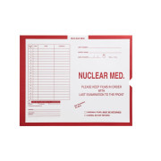 Nuclear Medicine, Red #185 - Category Insert Jackets, System I, Open End - 14-1/4