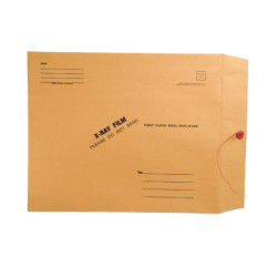 X-Ray Film Mailers, 32lb Brown Kraft, 15" x 18", String and Button Closure (Carton of ...