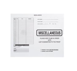 Miscellaneous, No Border-Black Imprint - Category Insert Jackets, System I, Open End - 14-1/...