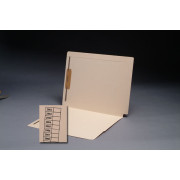 14 pt Manila Folders, Full Cut 2-Ply End/Top Interlock Tab, Letter Size, Fastener Pos #1 & #3, Aging Scale (Box of 50)