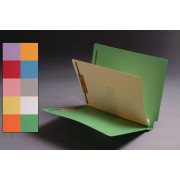 14 Pt. Color Folders, Full Cut End Tab, Letter Size, 1 Divider Installed (Box of 40)
