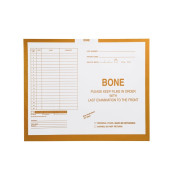 Bone, Yellow #115 - Category Insert Jackets, System II, Open Top - 14-1/4
