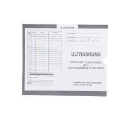 Ultra Sound - Gray Kraft, Black - Category Insert Jackets, System II, Open End - 10-1/2