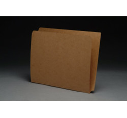 11 pt Brown Kraft Folders, SFI Compatible, Full Cut End Tab, Letter Size (Box of 100)