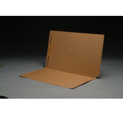 17 pt Brown Kraft Folders, SFI Compatible, Full Cut End Tab, Legal Size, Drop Front, Fastene...
