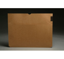 11 pt Brown Kraft Standard Printed X-Ray Jacket, Back Pocket (Box of 100)