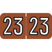 Colwell 2023 Year Label - BROWN - 3/4