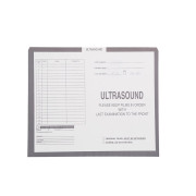 Ultra Sound - Gray Kraft, Black - Category Insert Jackets, System II, Open Top - 10-1/2