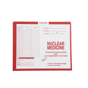 Nuclear Medicine, Red #185 - Category Insert Jackets, System I, Open Top - 10-1/2