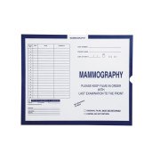 Mammography, Dark Blue #287 - Category Insert Jackets, System I, Open End - 14-1/4