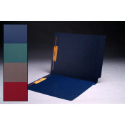 11 pt Cheshire Linen Color Folders, Full Cut 2-Ply End Tab, Letter Size, Fastener Pos #1 & #3 (Box of 50)