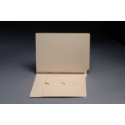 11 pt Manila Folders, Full Cut End Tab, Letter Size, Double Pockets Inside Front, U-File-M Strip (Box of 50)