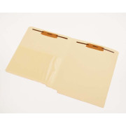 11 pt Manila Folders, Full Cut End Tab, Letter Size, 1/2 Poly Pocket, Fastener Pos #1 & #3 (Box of 50)
