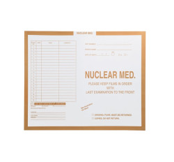 Nuclear Medicine, Manila #134 - Category Insert Jackets, System II, Open Top - 14-1/4