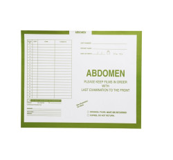 Abdomen, Yellow/Green #381 - Category Insert Jackets, System I, Open Top - 14-1/4