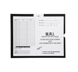 M.R.I., Black - Category Insert Jackets, System II, Open End - 14-1/4