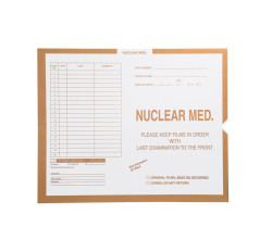 Nuclear Medicine, Manila #134 - Category Insert Jackets, System II, Open End - 14-1/4