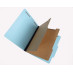 25 Pt. Pressboard Classification Folders, 2/5 Cut ROC Top Tab, Letter Size, 2 Dividers, Blue (Box of 15)
