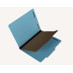 25 Pt. Pressboard Classification Folders, 2/5 Cut ROC Top Tab, Legal Size, 1 Divider, Blue (Box of 20)