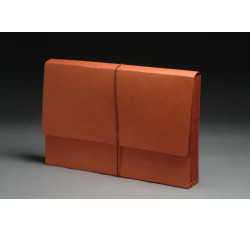 Top Tab Expansion Wallets, Paper Gussets, Legal Size, 5-1/4" Expansion (Carton of 100)