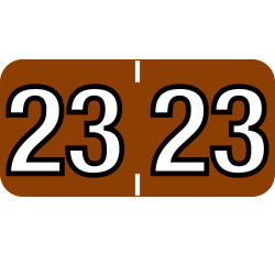 COLWELL MATCH 2023 Year Label , 3/4 COLWELL MATCH 2023 Year Label , 3/4