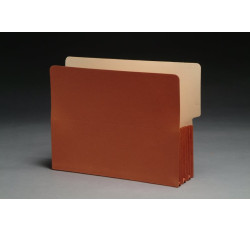 Shelf Tab Expansion Pockets, Paper Gussets, Letter Size, 3-1/2" Expansion (Carton of 100)