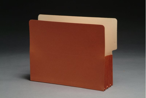 Shelf Tab Expansion Pockets, Paper Gussets, Letter Size, 5-1/4" Expansion (Carton of 100)