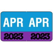 Month/Year Labels 2023 - April - 225 Labels Per Pack - 1-1/2