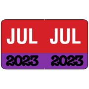 Month/Year Labels 2023 - July - 225 Labels Per Pack - 1-1/2
