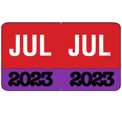 Month/Year Labels 2023 - July - 225 Labels Per Pack - 1-1/2 Month/Year Labels 2023 - July - 225 Labels Per Pack - 1-1/2