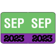 Month/Year Labels 2023 - September - 225 Labels Per Pack - 1-1/2