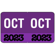 Month/Year Labels 2023 - October - 225 Labels Per Pack - 1-1/2