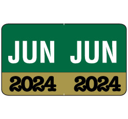 Month/Year Labels 2024 - June - 225 Labels Per Pack - 1-1/2 Month/Year Labels 2024 - June - 225 Labels Per Pack - 1-1/2