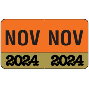 Month/Year Labels 2024 - November - 225 Labels Per Pack - 1-1/2