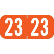 TAB Yearband Label - 2023 - Orange - A1287 Series - 1/2