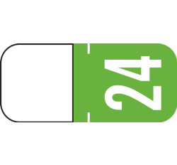 TAB Yearband Label (Rolls Of 500) - 2024 - Lt Green - A1308 Series 1 1/8 TAB Yearband Label (Rolls Of 500) - 2024 - Lt Green - A1308 Series 1 1/8
