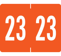 TAB 2023 Yearband Label - Dk. Orange - A1309 Series - 1 TAB 2023 Yearband Label - Dk. Orange - A1309 Series - 1