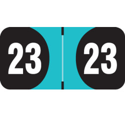 2023 Yearband Label (Rolls of 500) - 2023 - Aqua -ADYM Series 2023 Yearband Label (Rolls of 500) - 2023 - Aqua -ADYM Series
