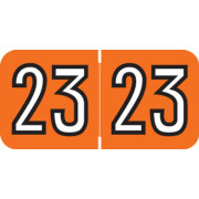 Barkley 2023 Yearband Label - Orange - BAYM Series - Laminated - 3/4